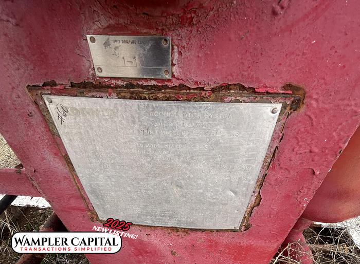 Used Volvcon 5-Station 70-Gallon Accumulator