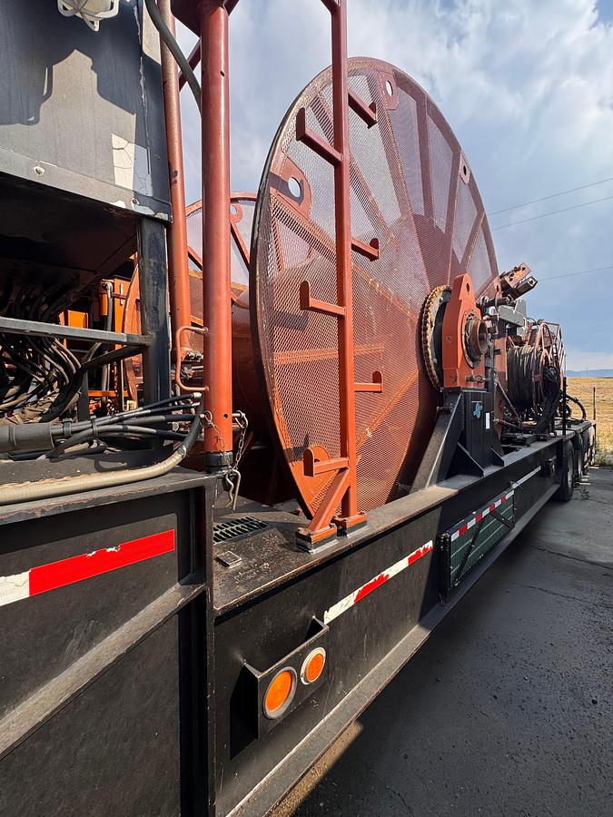 Used 2010 Stewart & Stevenson 4-Axle Coil Tubing Trailer - S&S 80k Injector Head - NICE!