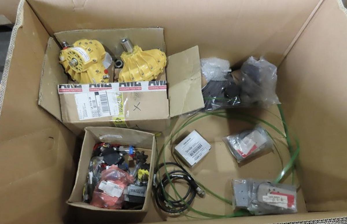 Used (4) Kinetrol 09 Pneumatic Actuators with Load Cell - Electronic Sensors - Unused