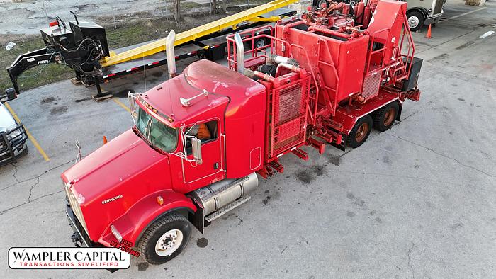 Used **RED TIGER ALERT** Kenworth T800 'Red Tiger' Single Cement Pump Truck - HT400 Triplex - HOT ITEM!