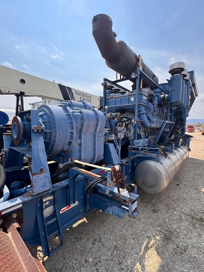Used 2006 BJ Gorilla Frac&amp;nbsp;Pump Tri-Axle&amp;nbsp;Trailer - Detroit Series 4000 Diesel Engine (Missing Pump)