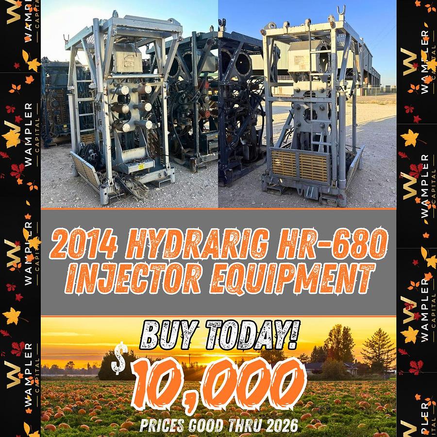 Used 2014 HydraRig HR-680 Injector Equipment