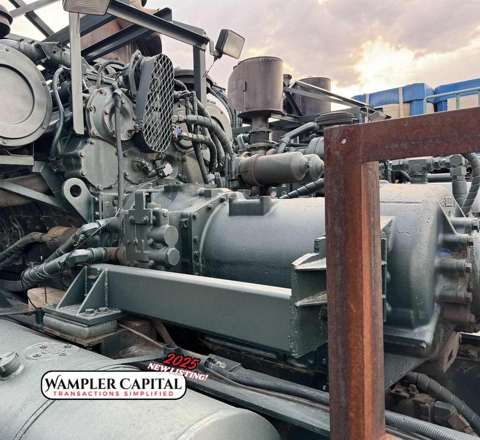 Used Detroit 12V92TT Frac Pump Trailer
