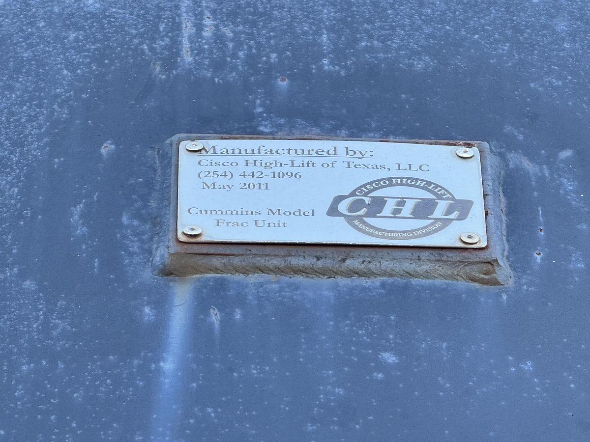 Used 2011 Mack GU821 High-Pressure Frac Pump Truck 