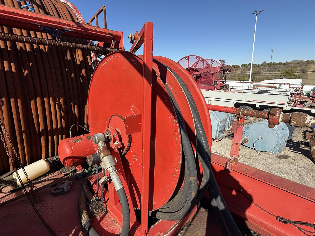 Used 2015 Hydra Rig 53 x 11  4-Axle Coil Tubing Trailer with 2015 Hydra Rig Support Trailer