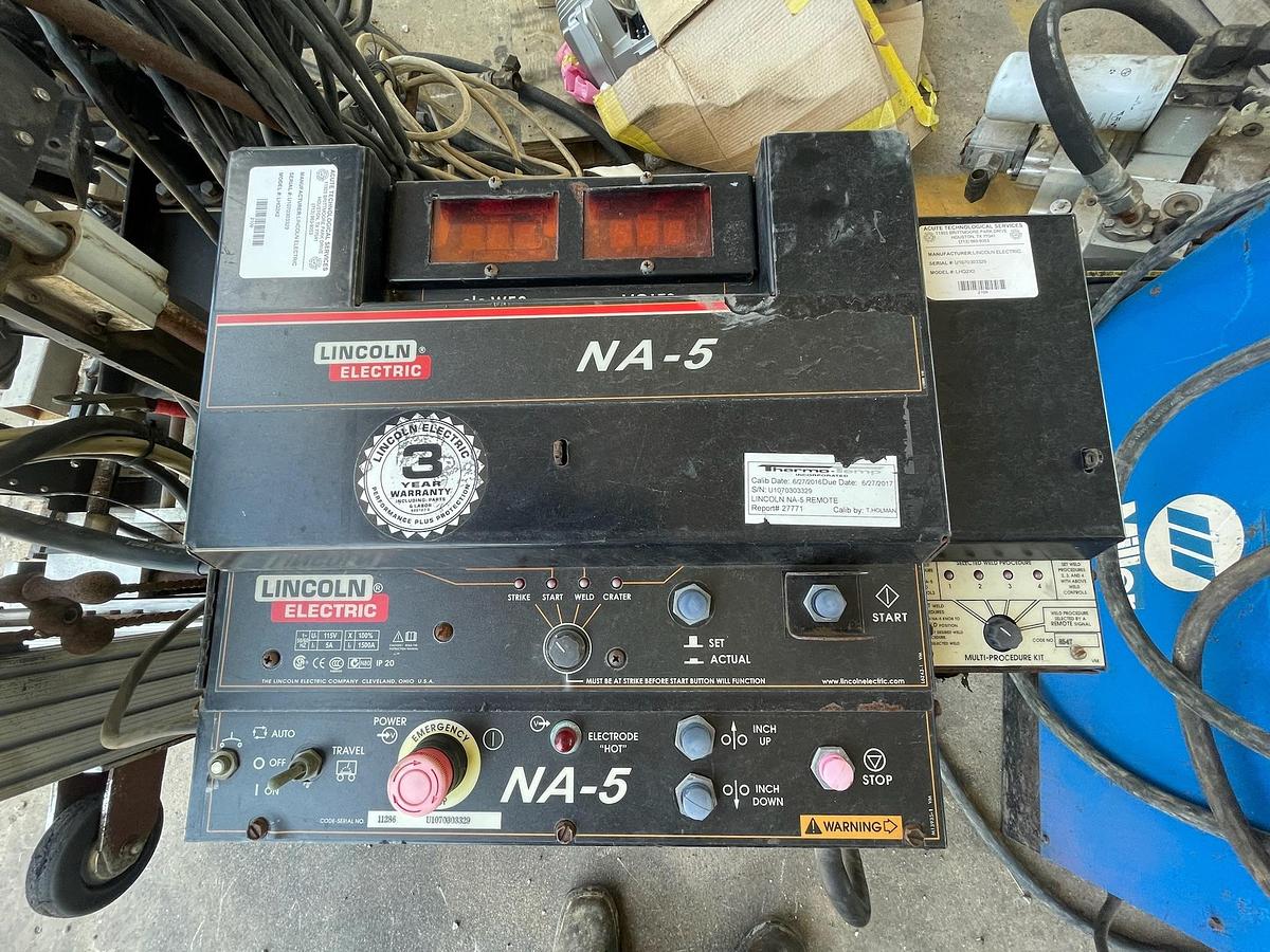 Used Lincoln Electric NA-5 Automatic Submerged Arc Welding (SAW) System