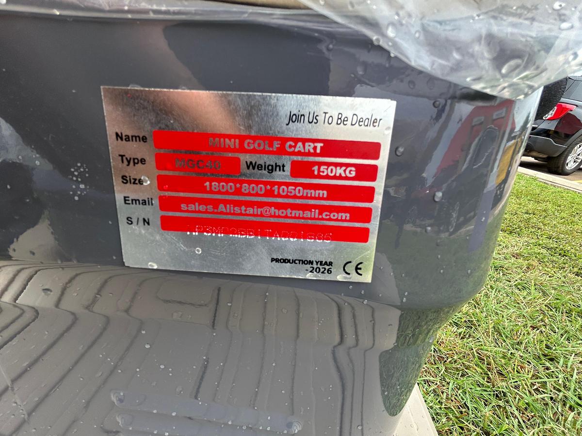 Used 2026 MGC40 Electric Tricycle (UNUSED)