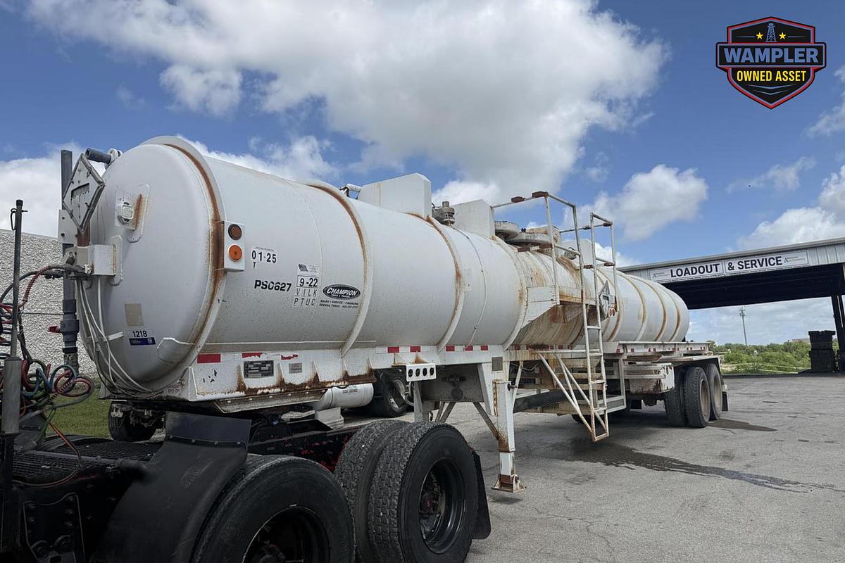 Used 2012 Overland Tank 10,000GAL 3-Compartment Acid Transport Trailer
