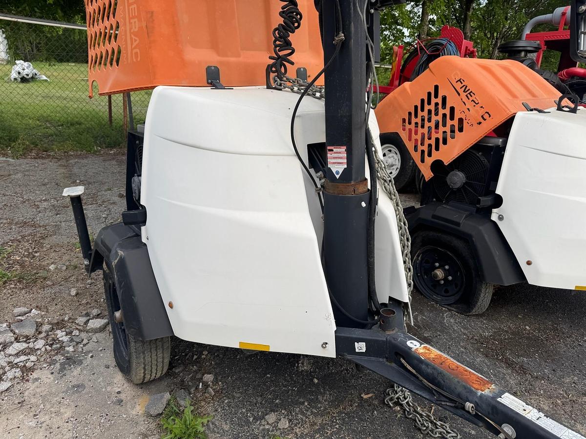 Used 2018 Generac MLT6SMD 6KW S/A Bumper Pull LED Light Tower