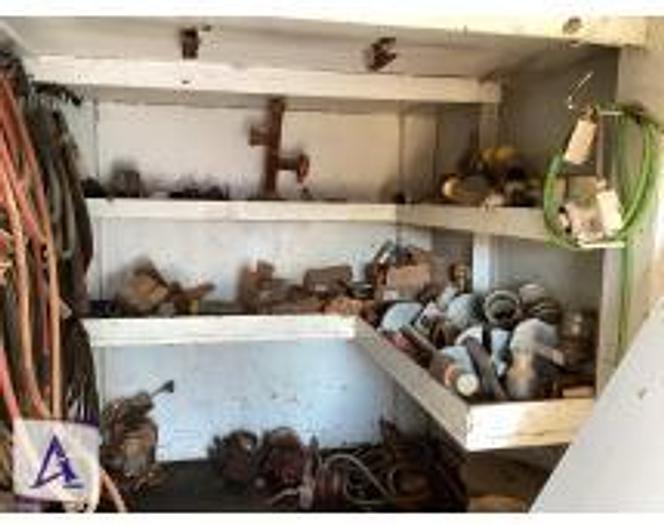 Used 7' x 25'9'' x 9' Pony Sub with built in shelving for parts!