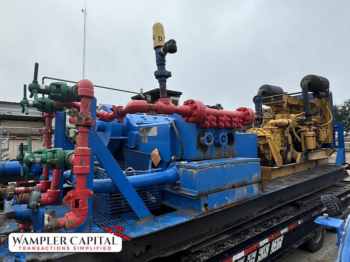 Used 2004 Gardner Denver PAH Triplex Pump - Detroit 8V-71 Diesel Engine - Manual Transmission - NICE!