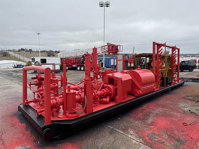 Used 2005 Gardner Denver TGH Triplex Pump - 10,000 lbs Fluid End - CAT C13 Diesel! Great Pump Model!