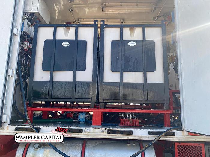 Used Chemical Add Trailer – 10 Tote, Hydraulic Pumps, Auto Flow Control