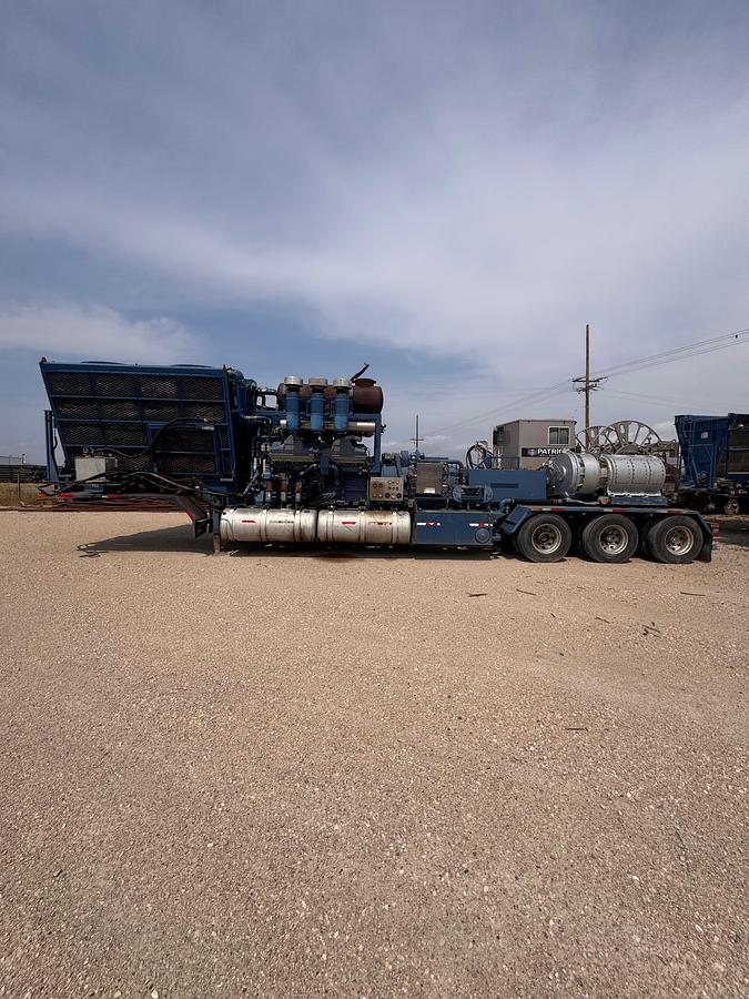 Used 2009 BJ Triplex Frac Pump Trailer - Cummins QSK60-C Diesel Engine - GREAT UNIT!