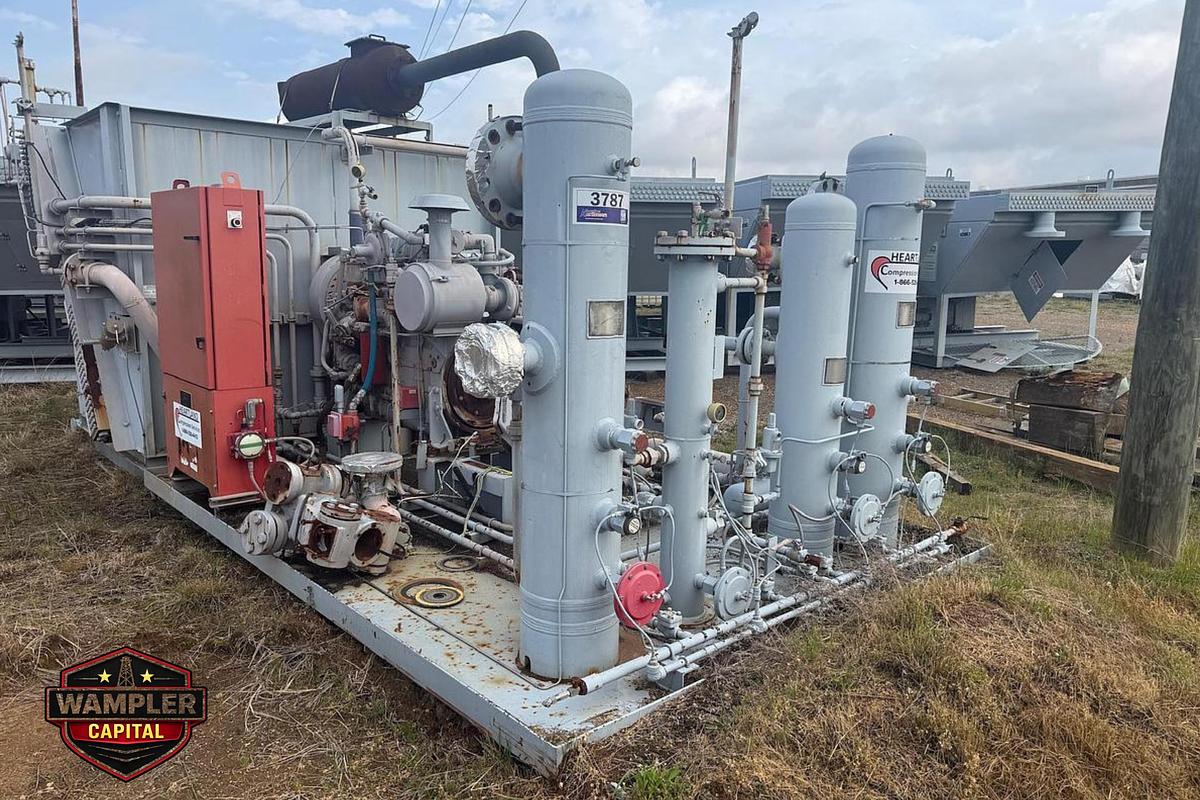 Used 2011 Engine-Driven Reciprocating Gas Compressor Package, Skidded