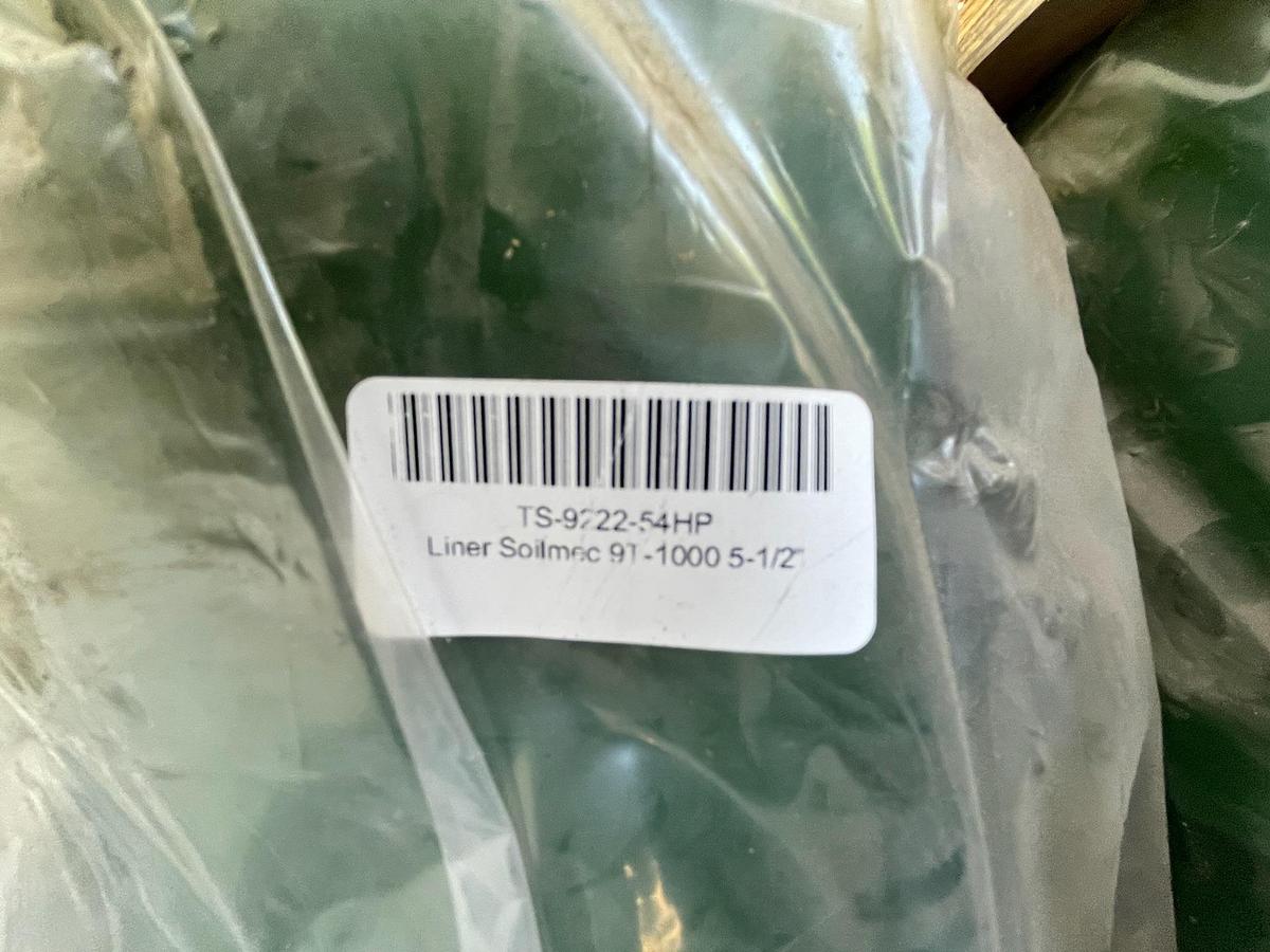 Used (9) SOILMEC 9T-1000 5-1/2" Chrome Pump Liners (UNUSED)
