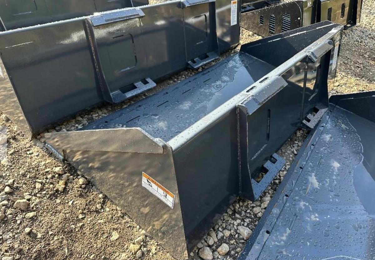 Used 2025 Wolverine TDB-11-78W Track Duty Bucket Skid Steer Attachment (UNUSED)
