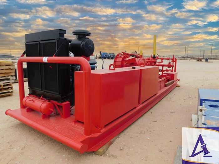 Used Demay HD500 TRIPLEX WELL SERVICE PUMP P/B DETROIT SERIES 60