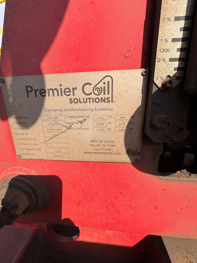 Used 2019 Premier Coil Solutions PCS-130 Injector Head - Complete & Ready to Work!