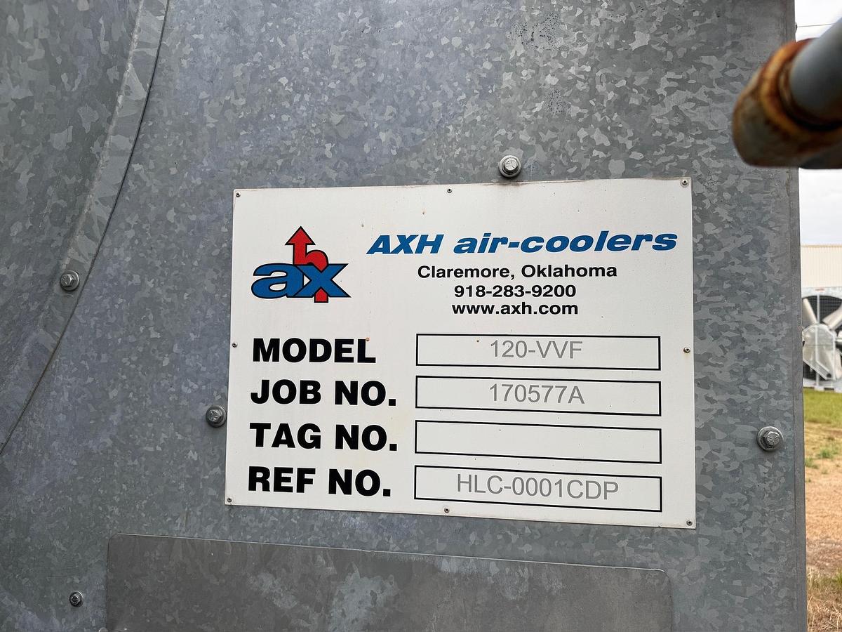 Used 2018 AXH 120-VVF Air-Cooled Heat Exchanger (Fin-Fan / Gas Aftercooler)