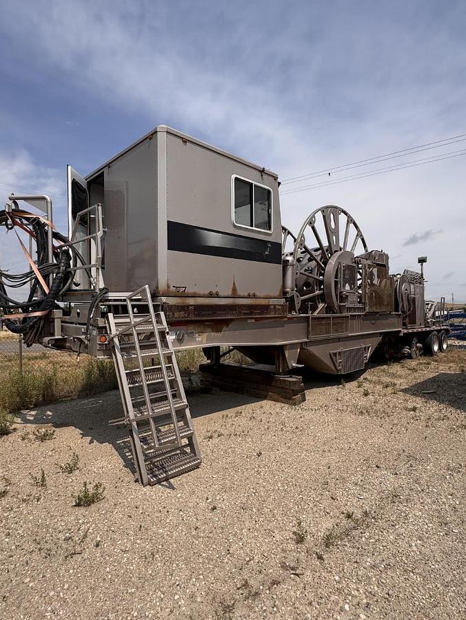 Used 2012 Surefire Industries Coil Tubing Trailer - Reel with Guide - Control Cabin - NICE!
