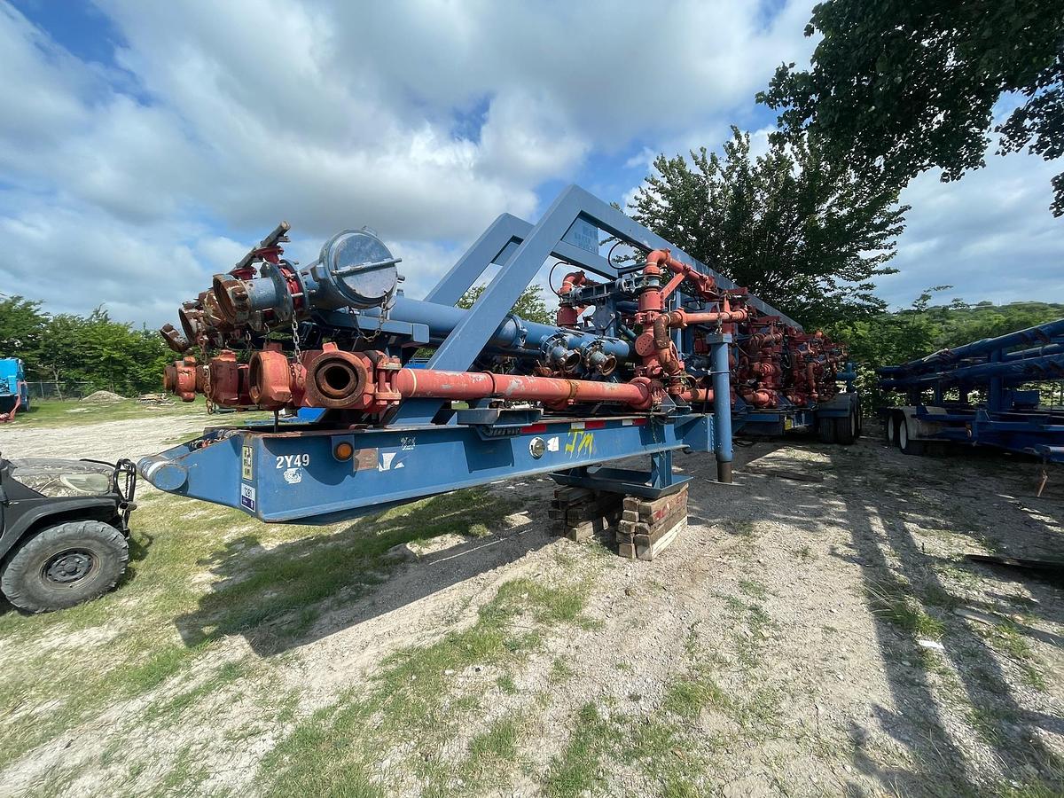 Used 2012 Worley Welding Works Frac Missile Manifold Trailer