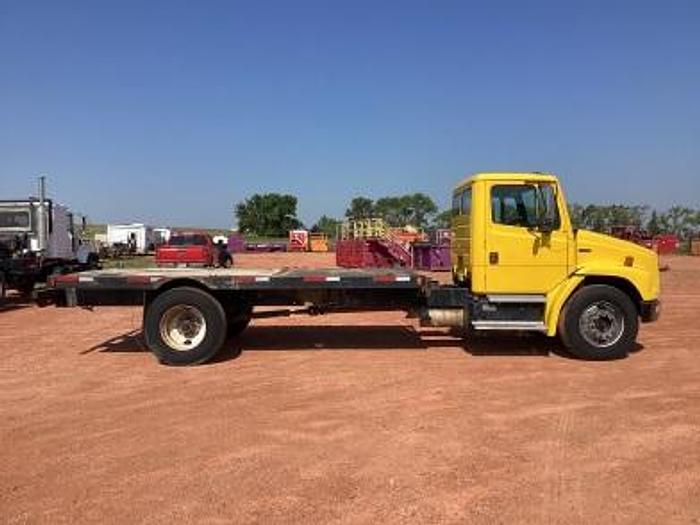 Used 1999 Freightliner FL70 Flatbed Truck - CAT 3126 Diesel Engine - Clean Truck!