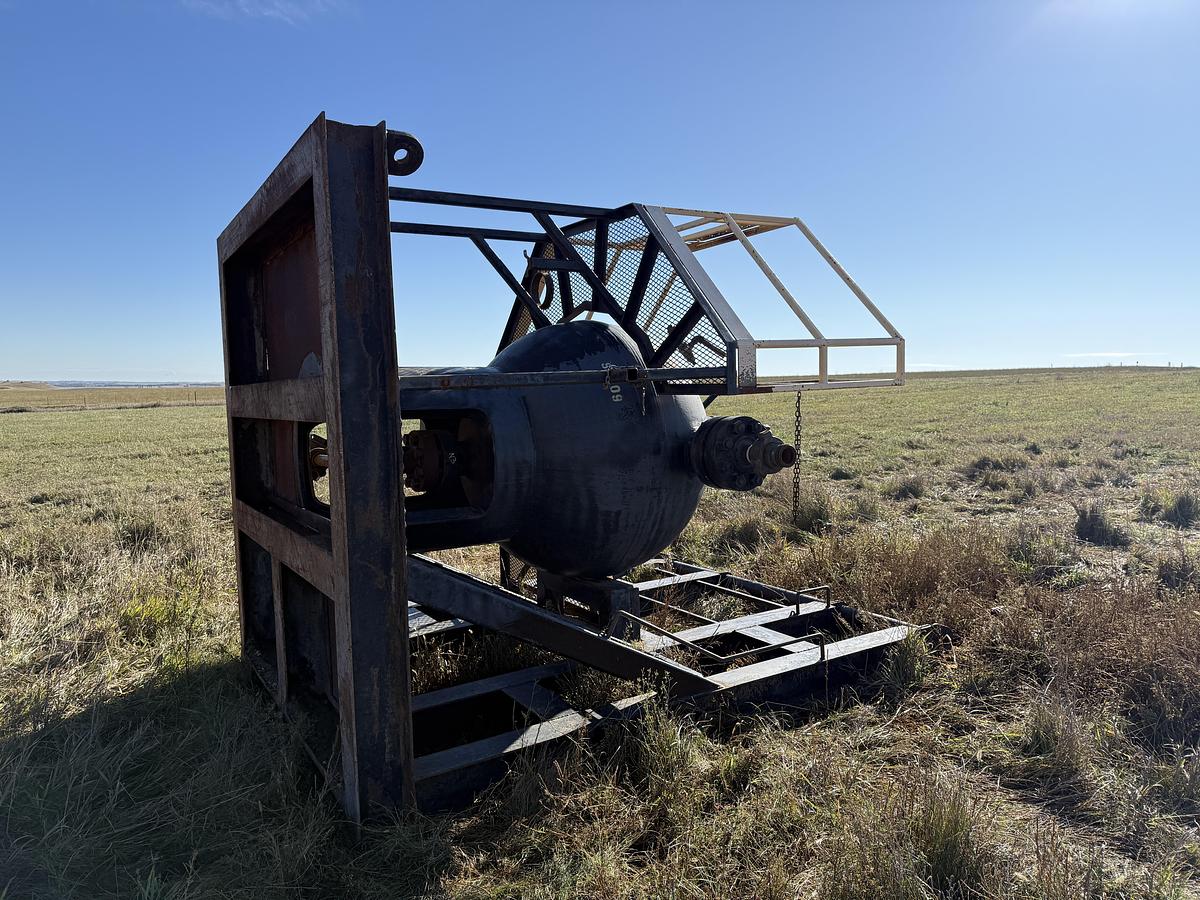 Used 2011 1 m3 5000 psi Skid Mounted Sand Separator