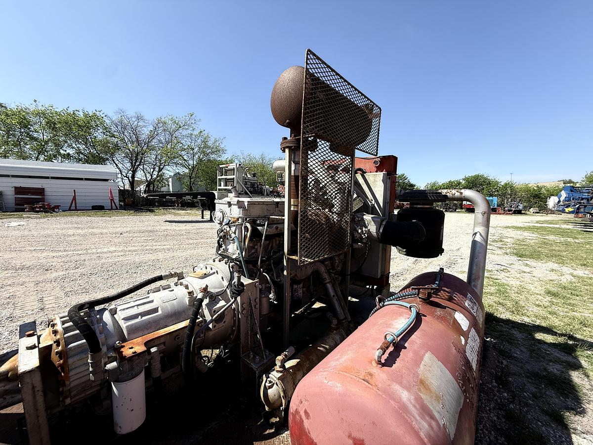 Used EWS 440 5K WP Triplex Well Service Pump Skidded P/B Detroit Series 60