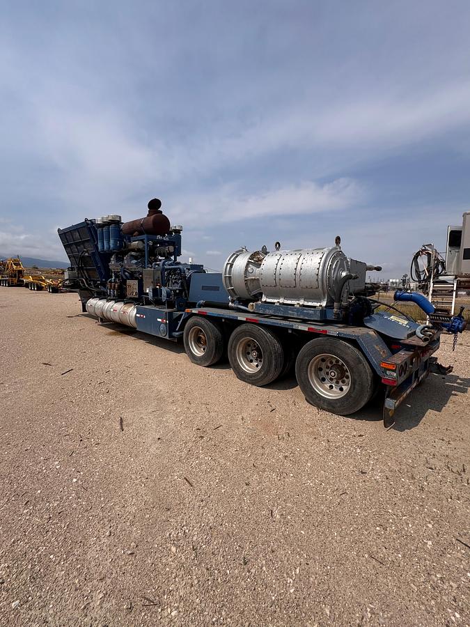 Used 2009 BJ Triplex Frac Pump Trailer - Cummins QSK60-C Diesel Engine - GREAT UNIT!