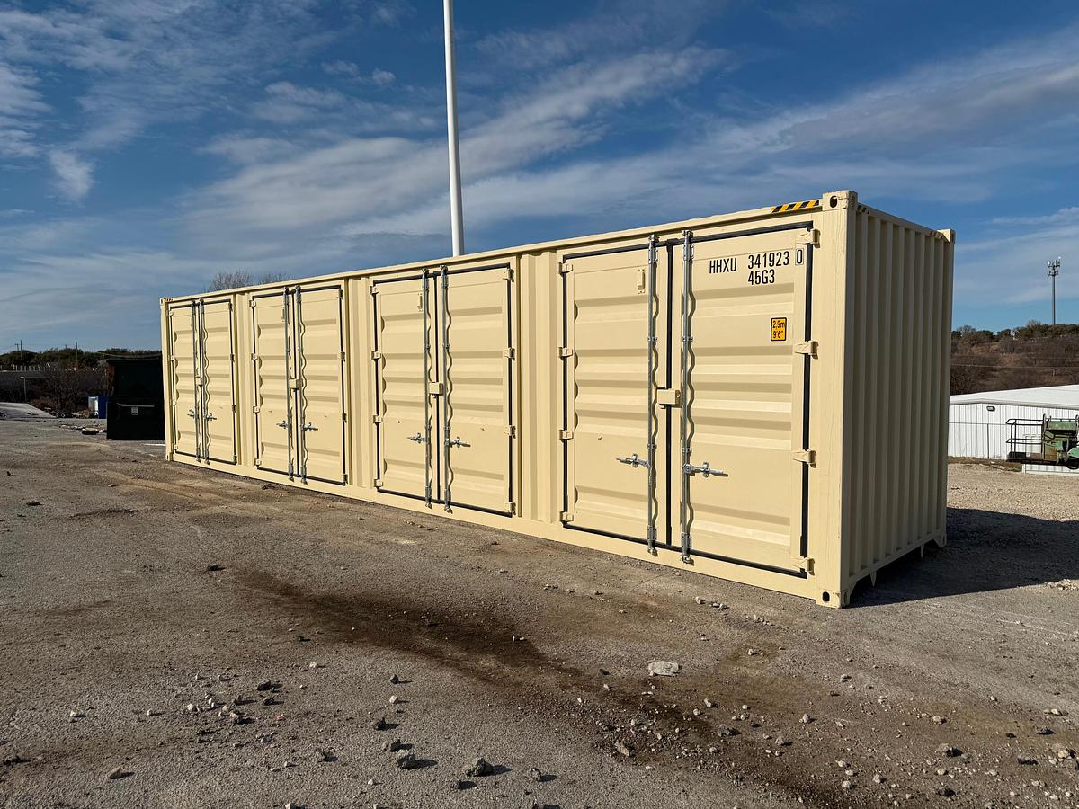 Used 40' Storage Container - 4 Doors
