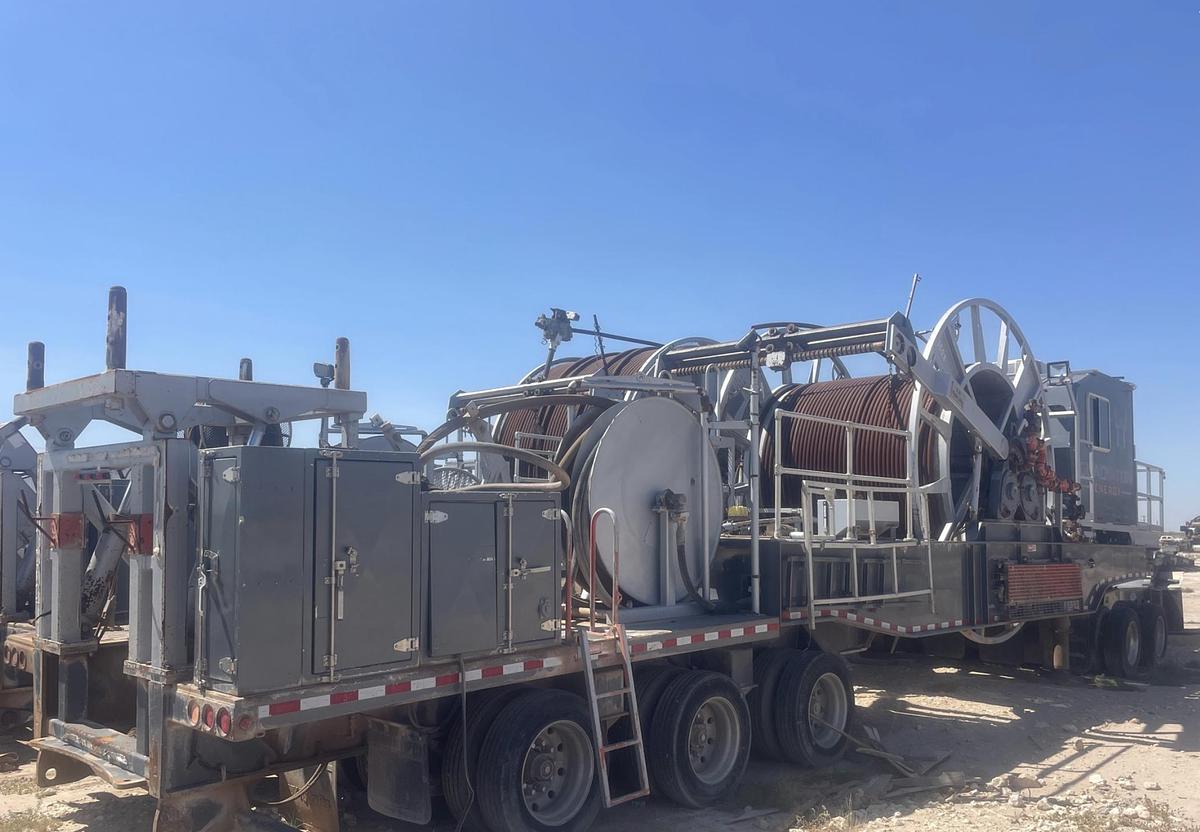 Used 2013 Peerless Limited (1) Coil Tubing Reel Trailer