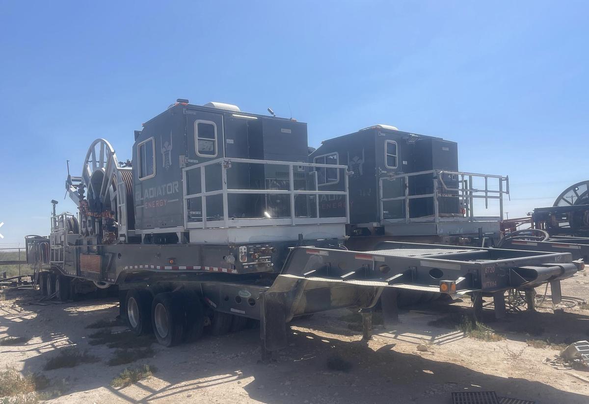 Used 2013 Peerless Limited (1) Coil Tubing Reel Trailer
