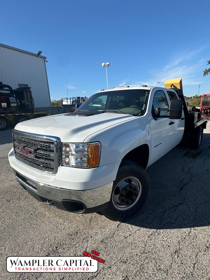 Used 2012 GMC 3500HD Crew Cab Flatbed Bed