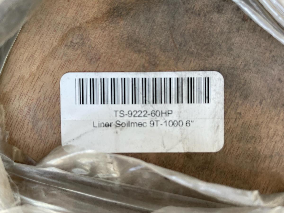Used (12) SOILMEC 9T-1000 Chrome Pump Liners (UNUSED) - (3) 5" & (9) 6"