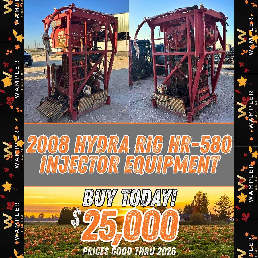 Used 2008 HydraRig HR-580 Injector Equipment