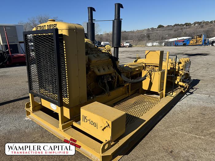 Used FWI Triplex Pump - Detroit 8V-71 Diesel Engine - Eaton Transmission