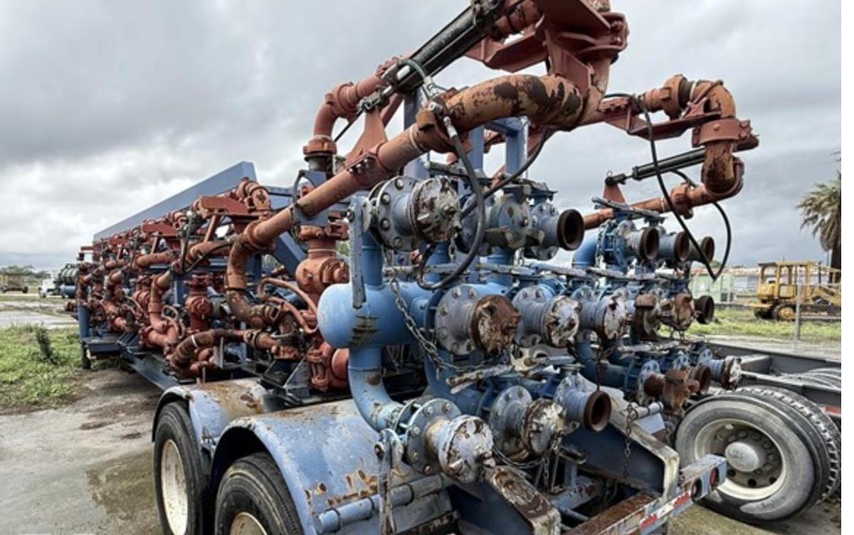 Used 2012 WORLEY WELDING WORKS T/A FRAC MISSILE MANIFOLD TRAILER