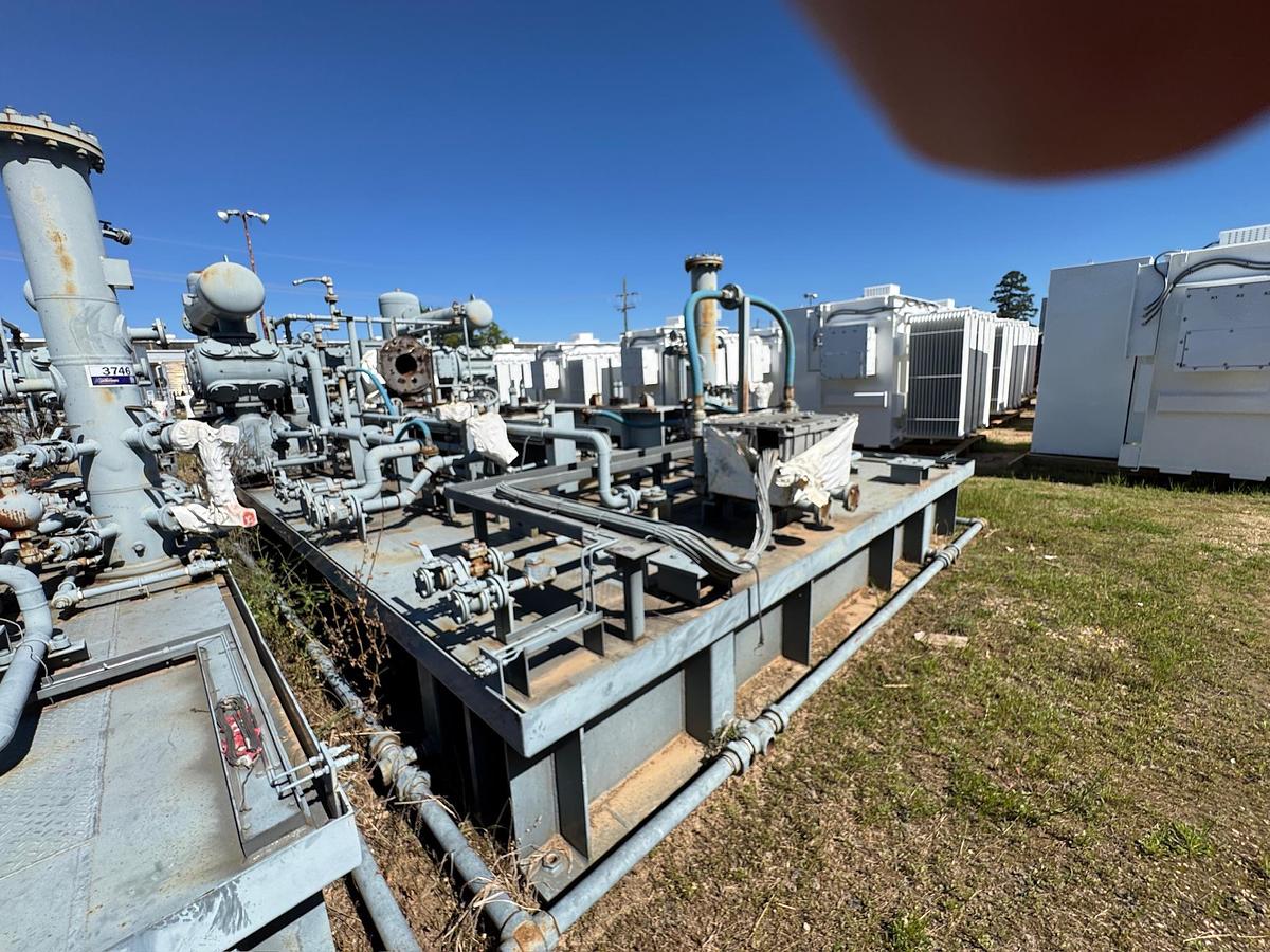 Used 2014 Ariel JGC 4 Natural Gas Compressor Skid Package (NEW/SLURPUS)