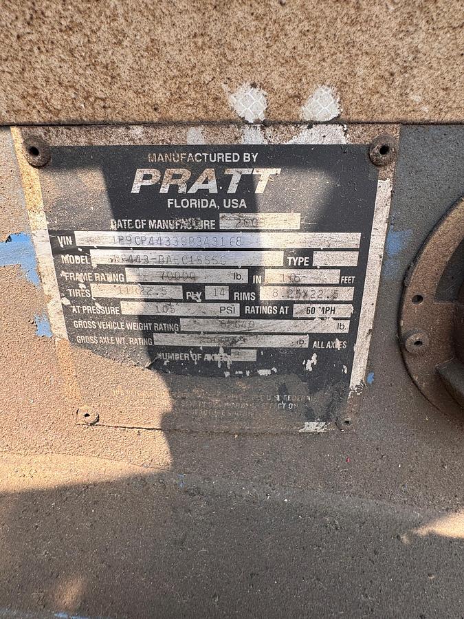 Used 2009 BJ Triplex Frac Pump Trailer - Cummins QSK60-C Diesel Engine - GREAT UNIT!