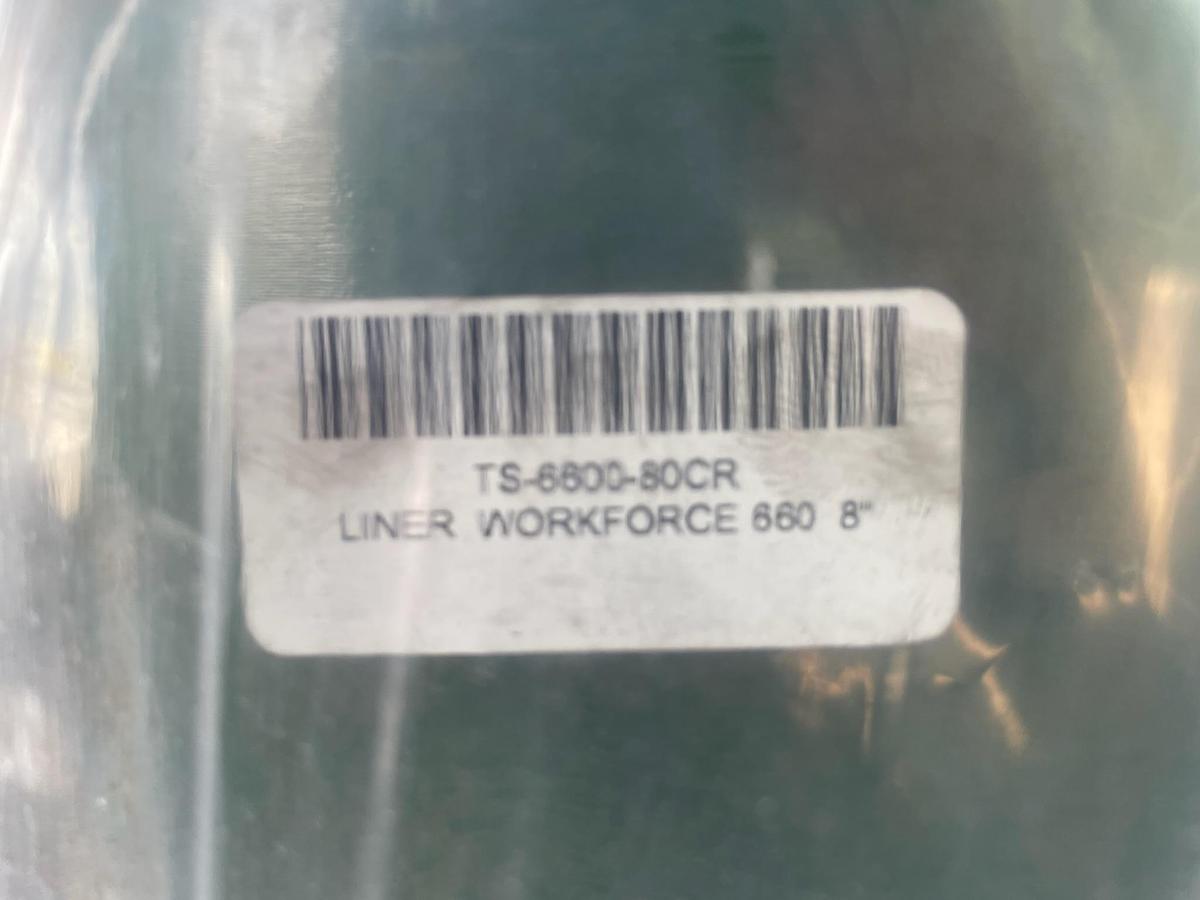 Used (31) Chrome Pump Liners (UNUSED) - (22) FMC 4-1/2" (8) WORKFORCE 660 8" (1) GARDNER DENVER PE-5 3-1/2"