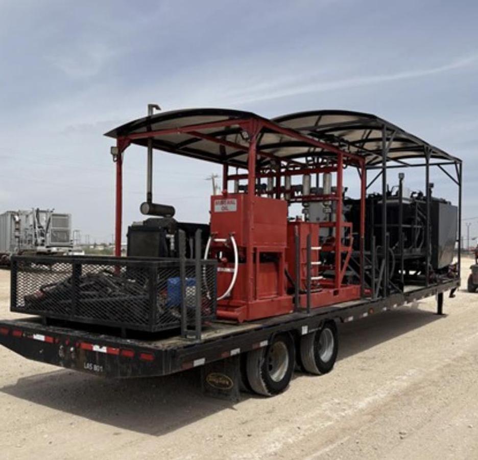 Used 2018 Nov Rolligon Chemical Mixing Unit Big Tex