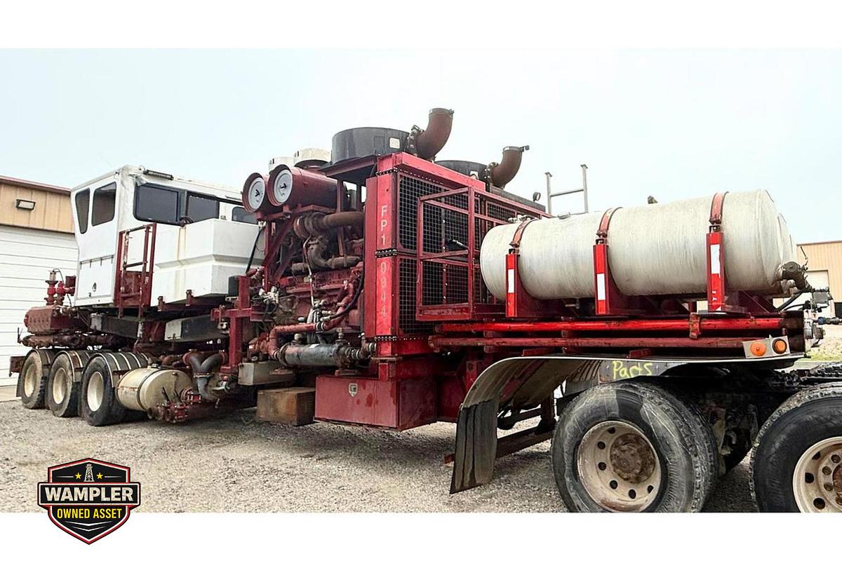 Used 2012 MSI-1000 Quintuplex Double Pumper, Cummins QSK23 Diesel Engines, Allison S6620M Transmissions