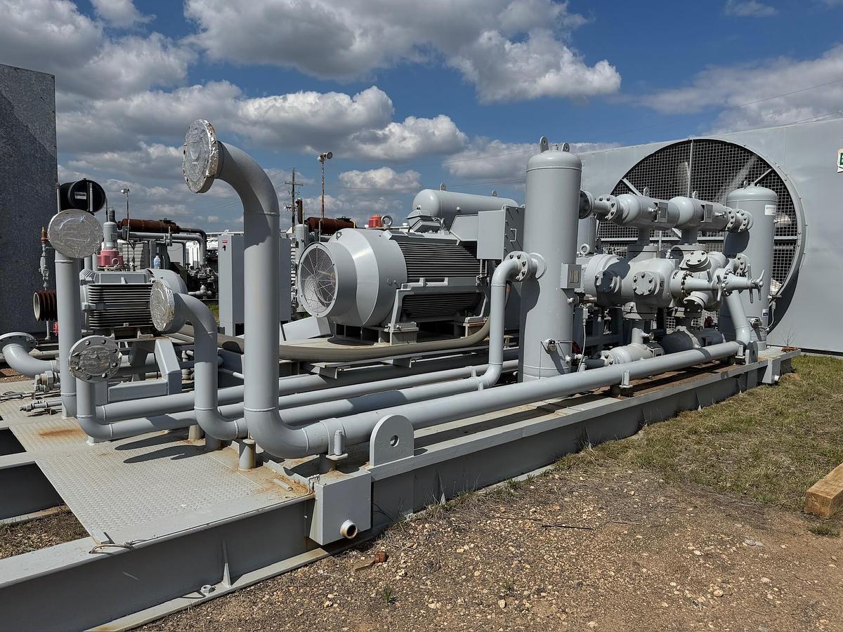 Used 2022 Ariel JGK 4 Natural Gas Compressor Package, Skidded