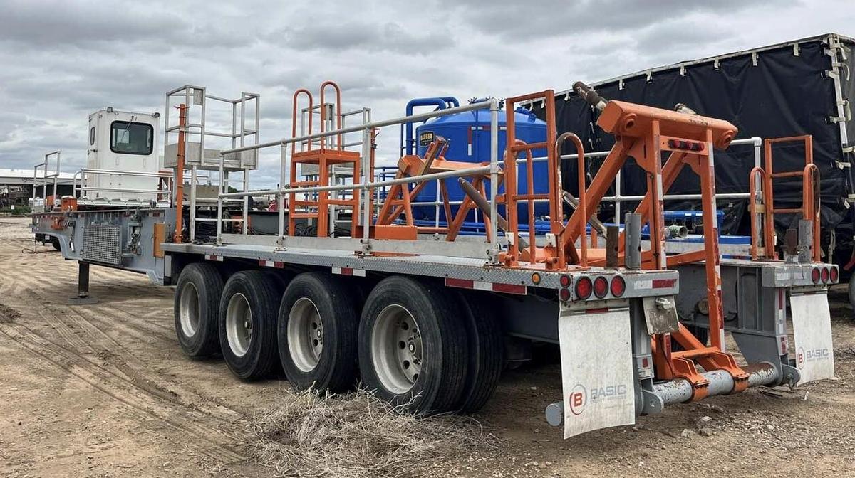 Used 2015 PEERLESS CH-53-3A 4-Axle Coil Tubing Reel Trailer