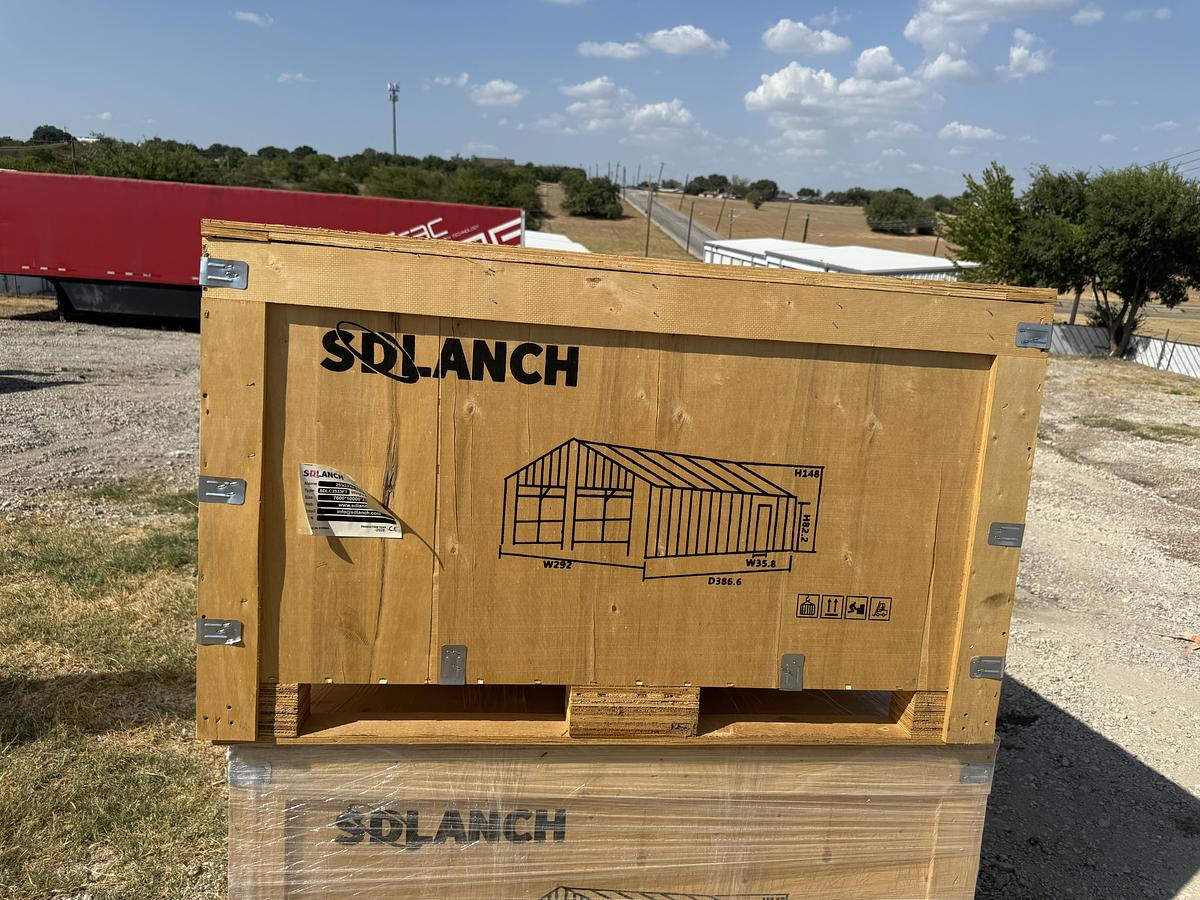 Used 25'x33' Double Garage Metal Shed (UNUSED)