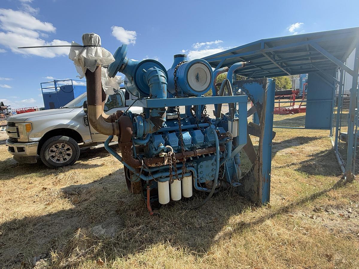 Used OPI 1000 Triplex Pump w/ Detroit Series 2000 Diesel Engine