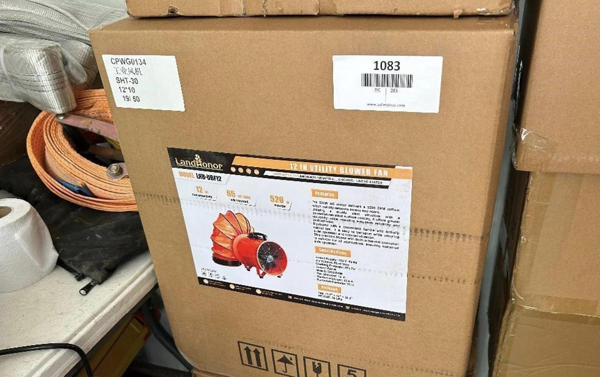 Used Unused 2026 Landhonor LHR-UBF12 Utility Blower Fan