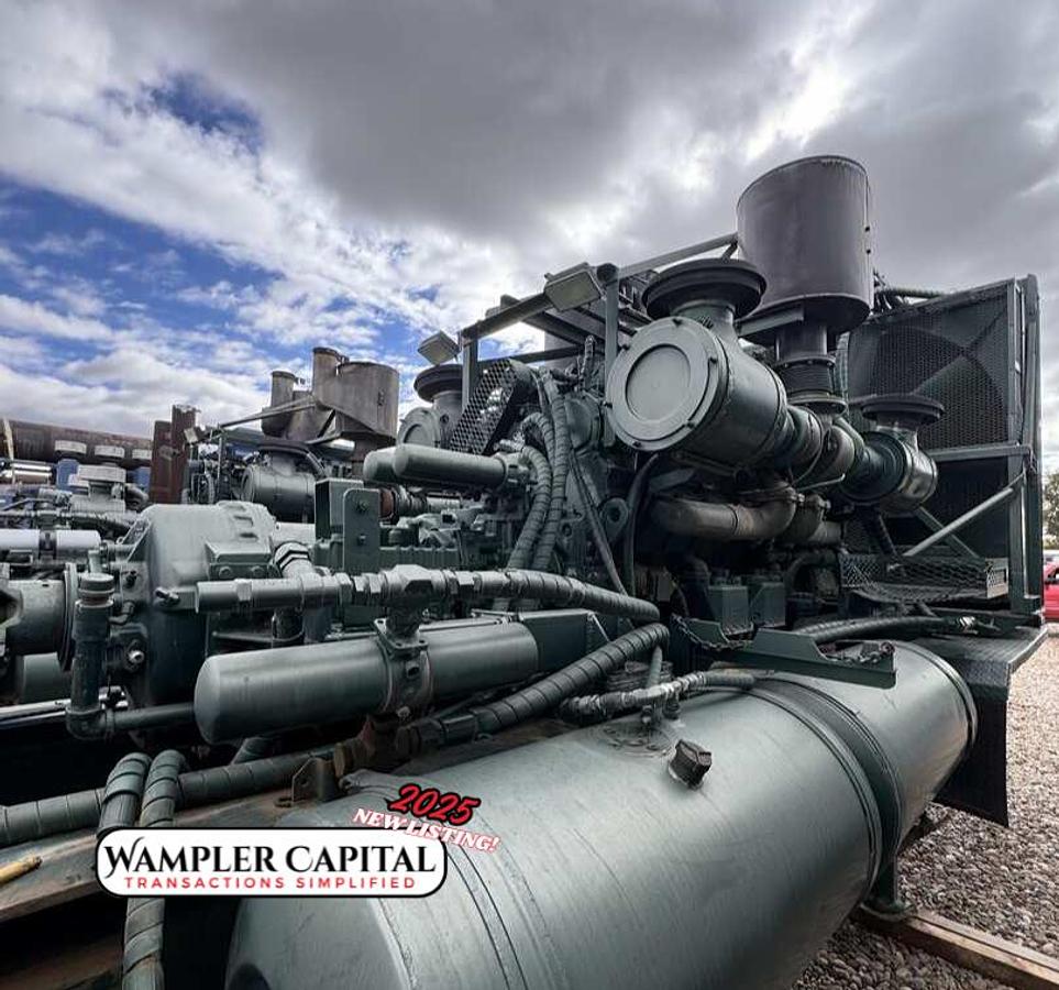 Used 1981 STEWART & STEVENSON 1300 HP FRAC PUMP TRAILER