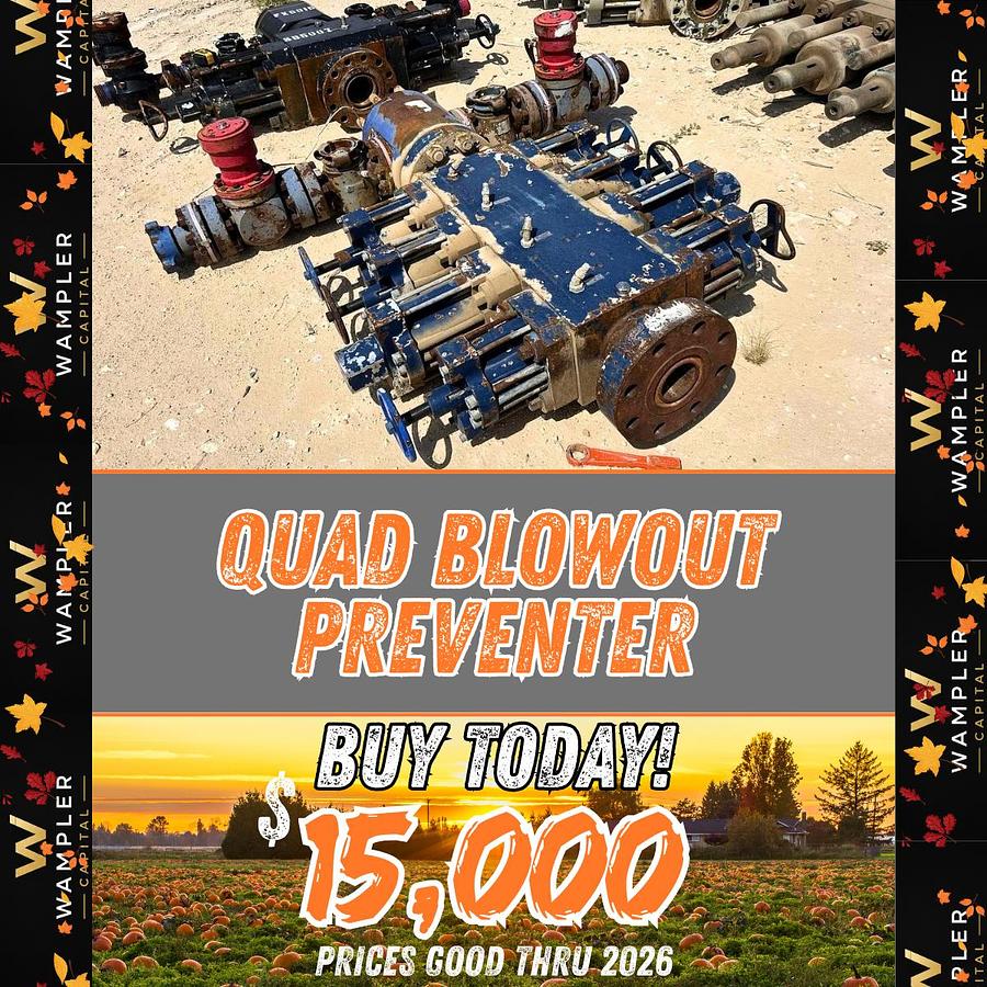 Used Quad Blowout Preventer